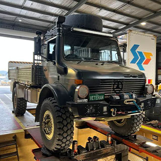 Heavy machinery alignment service
